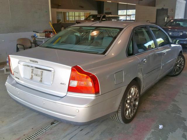 YV1TH592261439785 - 2006 VOLVO S80 2.5T GRAY photo 4