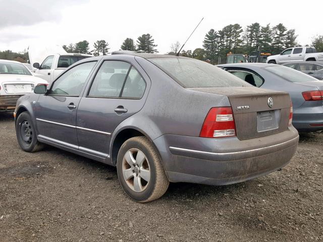 3VWSK69M44M042120 - 2004 VOLKSWAGEN JETTA GLS GRAY photo 3