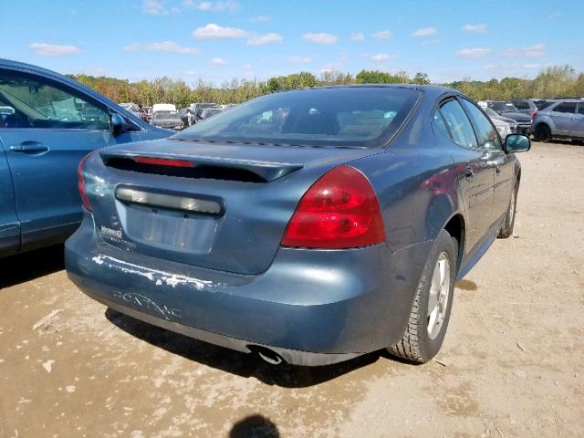 2G2WP552361226273 - 2006 PONTIAC GRAND PRIX BLUE photo 4