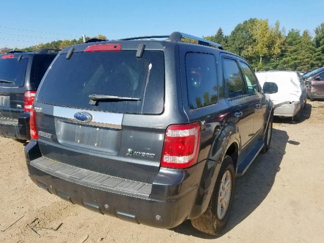 1FMCU59H68KA95439 - 2008 FORD ESCAPE HEV CHARCOAL photo 4