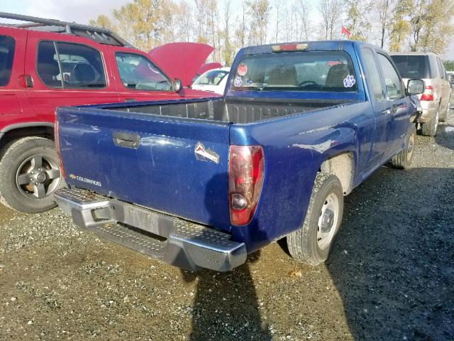 1GCCS198958150834 - 2005 CHEVROLET COLORADO BLUE photo 4