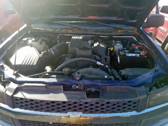 1GCCS198958150834 - 2005 CHEVROLET COLORADO BLUE photo 7