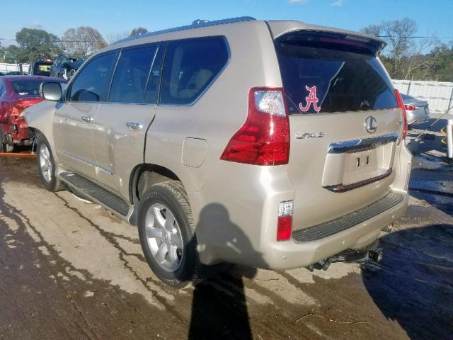 JTJJM7FX0A5008767 - 2010 LEXUS GX PREMIUM GOLD photo 3