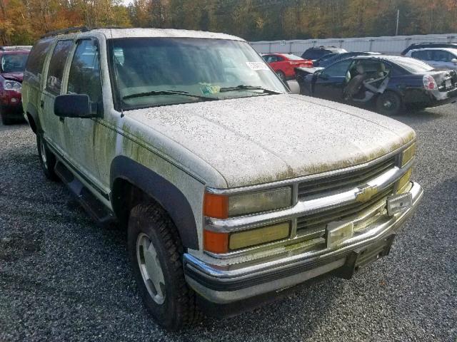 1GNFK16R6XJ420809 - 1999 CHEVROLET SUBURBAN K WHITE photo 1