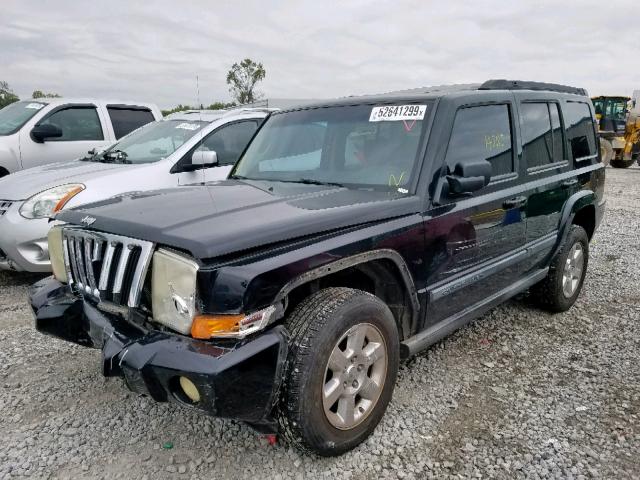 1J8HH48PX7C627231 - 2007 JEEP COMMANDER შავი ფოტო 2