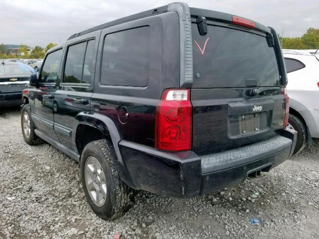 1J8HH48PX7C627231 - 2007 JEEP COMMANDER შავი ფოტო 3
