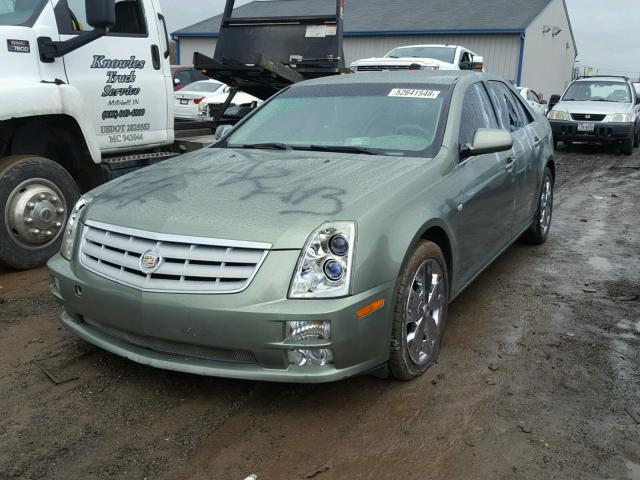 1G6DW677450179160 - 2005 CADILLAC STS GREEN photo 2