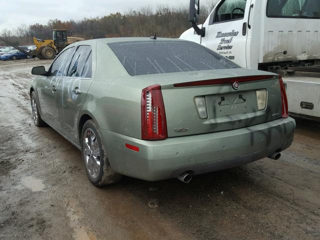 1G6DW677450179160 - 2005 CADILLAC STS GREEN photo 3