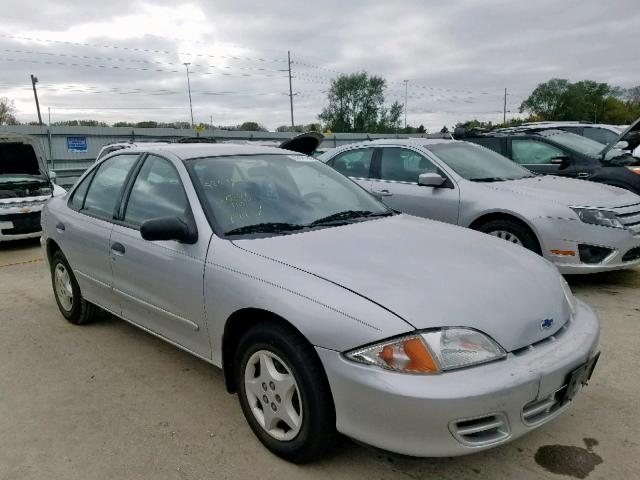 1G1JC524727371670 - 2002 CHEVROLET CAVALIER B SILVER photo 1