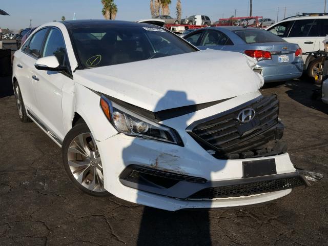 5NPE34AB3FH254303 - 2015 HYUNDAI SONATA SPO WHITE photo 1