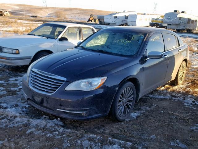 1C3BC2FG0BN517549 - 2011 CHRYSLER 200 LIMITE BLACK photo 2