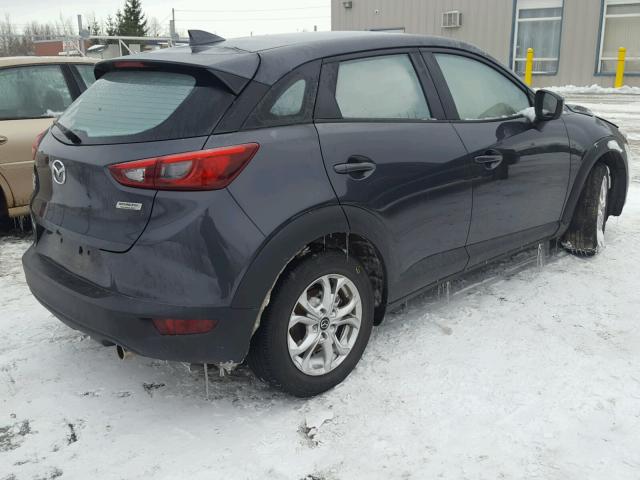 JM1DKDC78H0143222 - 2017 MAZDA CX-3 TOURI GRAY photo 4