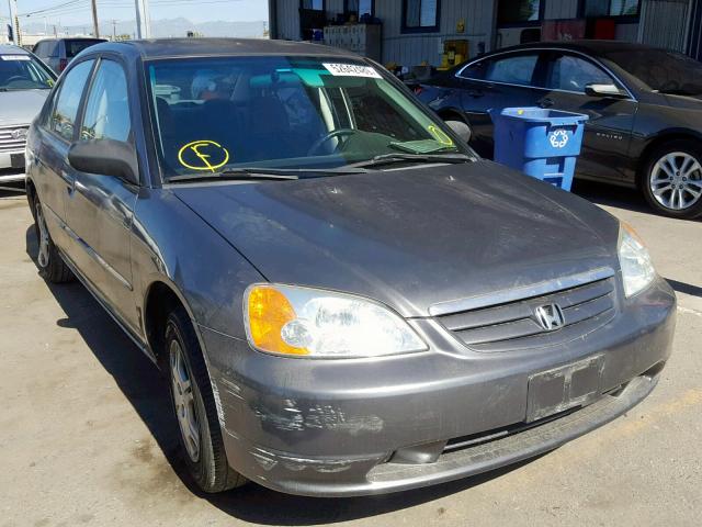 2HGES15541H617538 - 2001 HONDA CIVIC LX GRAY photo 1