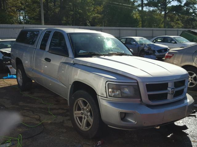 1D7HE32K59S805049 - 2009 DODGE DAKOTA SXT SILVER photo 1