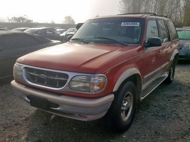 1FMZU34E7WUA42620 - 1998 FORD EXPLORER RED photo 2