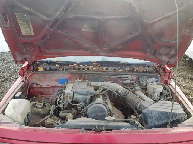 JS3TD02V8P4107831 - 1993 SUZUKI SIDEKICK J RED photo 7