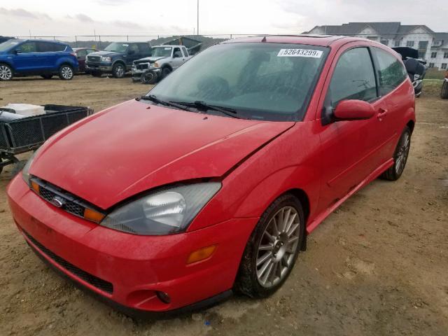 3FAHP39563R151434 - 2003 FORD FOCUS SVT RED photo 2
