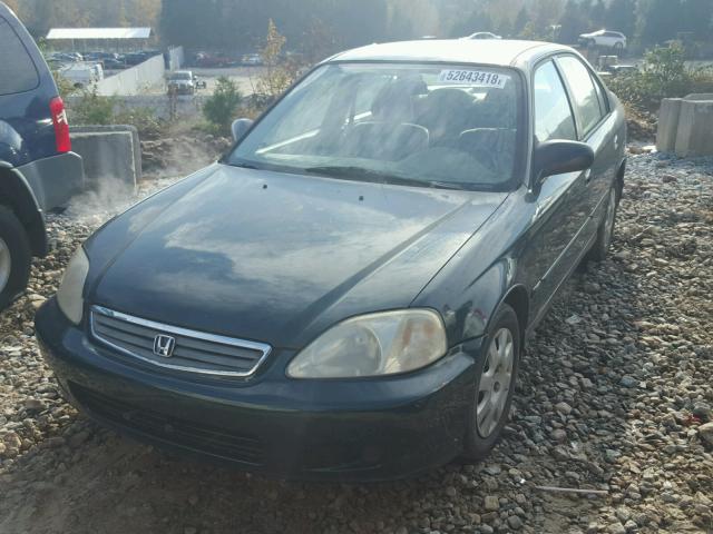 2HGEJ6619XH511638 - 1999 HONDA CIVIC BASE Yaşıl foto 2