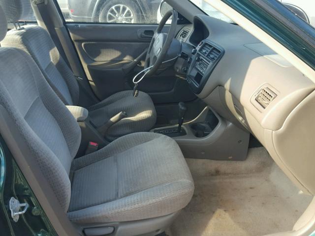 2HGEJ6619XH511638 - 1999 HONDA CIVIC BASE Yaşıl foto 5