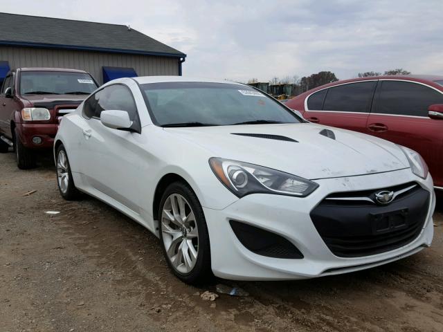 KMHHT6KD9DU088523 - 2013 HYUNDAI GENESIS CO WHITE photo 1