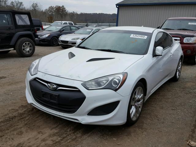 KMHHT6KD9DU088523 - 2013 HYUNDAI GENESIS CO WHITE photo 2