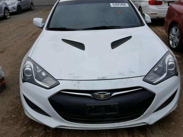 KMHHT6KD9DU088523 - 2013 HYUNDAI GENESIS CO WHITE photo 9