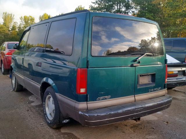 1GNDM19W6XB117168 - 1999 CHEVROLET ASTRO GREEN photo 3