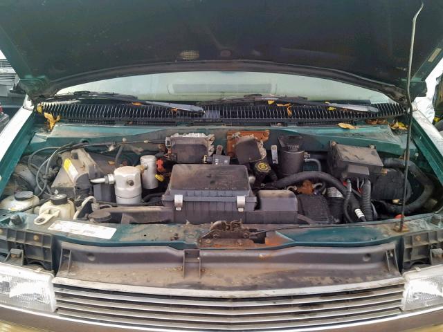 1GNDM19W6XB117168 - 1999 CHEVROLET ASTRO GREEN photo 7