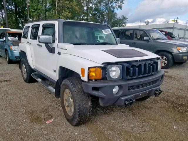 5GTDN136368307433 - 2006 HUMMER H3 WHITE photo 1