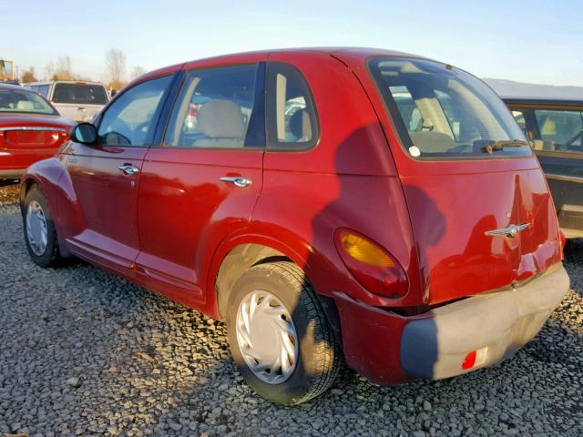 3C4FY48B42T267373 - 2002 CHRYSLER PT CRUISER RED photo 3