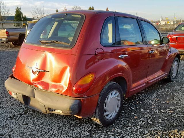 3C4FY48B42T267373 - 2002 CHRYSLER PT CRUISER RED photo 4