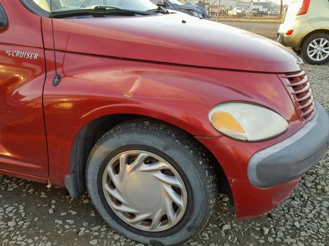 3C4FY48B42T267373 - 2002 CHRYSLER PT CRUISER RED photo 9