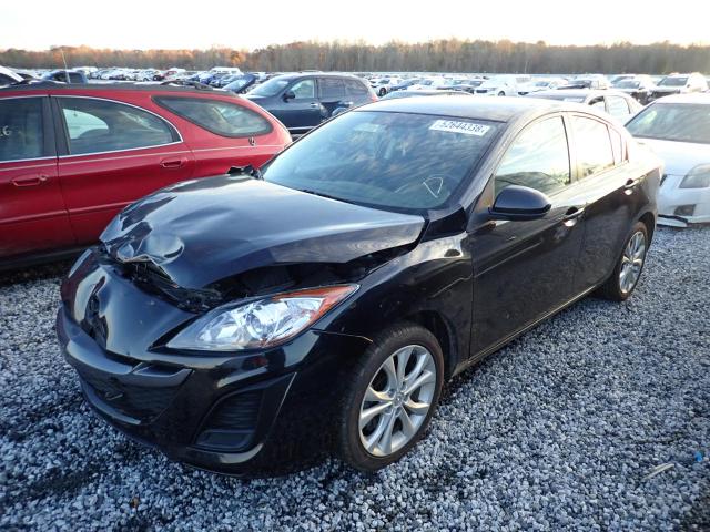 JM1BL1U66B1376414 - 2011 MAZDA 3 S BLACK photo 2