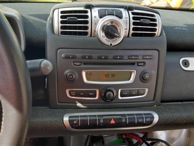 WMEEK31X88K185249 - 2008 SMART FORTWO PAS 蓝色 照片 9