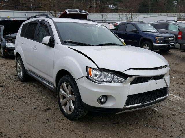 JA4JT4AXXAZ006457 - 2010 MITSUBISHI OUTLANDER WHITE photo 1