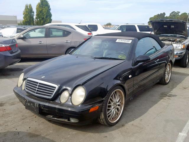 WDBLK65G1XT015890 - 1999 MERCEDES-BENZ CLK 320 BLACK photo 2