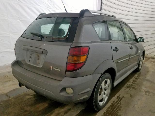 5Y2SM63855Z467306 - 2005 PONTIAC VIBE GRAY photo 4