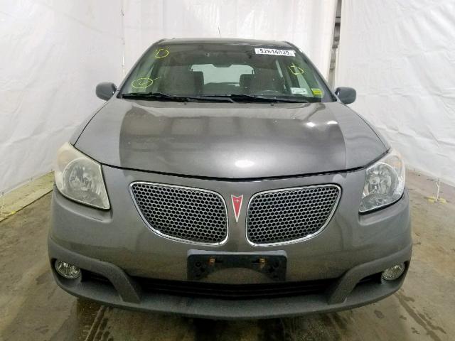 5Y2SM63855Z467306 - 2005 PONTIAC VIBE GRAY photo 9