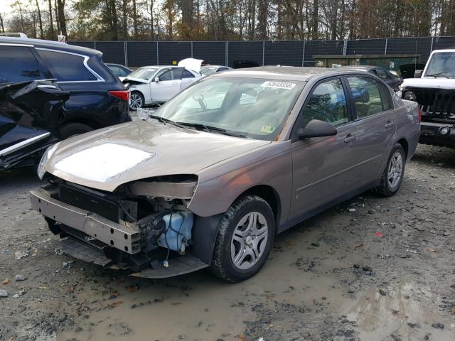 1G1ZS58F87F139350 - 2007 CHEVROLET MALIBU LS 棕色 照片 2