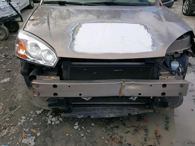 1G1ZS58F87F139350 - 2007 CHEVROLET MALIBU LS 棕色 照片 9