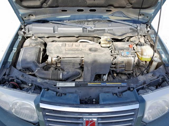 1G8AJ55FX7Z205532 - 2007 SATURN ION LEVEL GREEN photo 7