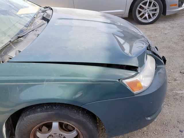 1G8AJ55FX7Z205532 - 2007 SATURN ION LEVEL GREEN photo 9