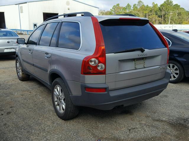 YV1CY59H041122640 - 2004 VOLVO XC90 GRAY photo 3