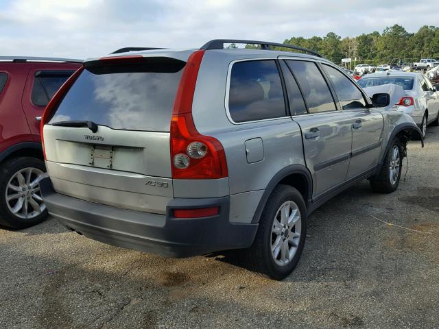 YV1CY59H041122640 - 2004 VOLVO XC90 GRAY photo 4