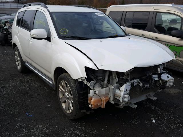 JA4JT3AW9CU002398 - 2012 MITSUBISHI OUTLANDER WHITE photo 1