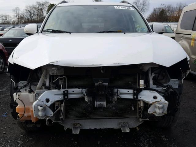 JA4JT3AW9CU002398 - 2012 MITSUBISHI OUTLANDER WHITE photo 9