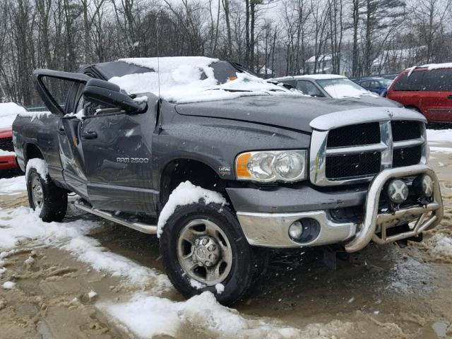 3D7KU28D44G171986 - 2004 DODGE RAM 2500 S GRAY photo 1