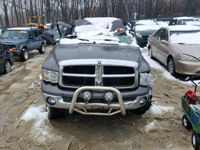 3D7KU28D44G171986 - 2004 DODGE RAM 2500 S GRAY photo 9