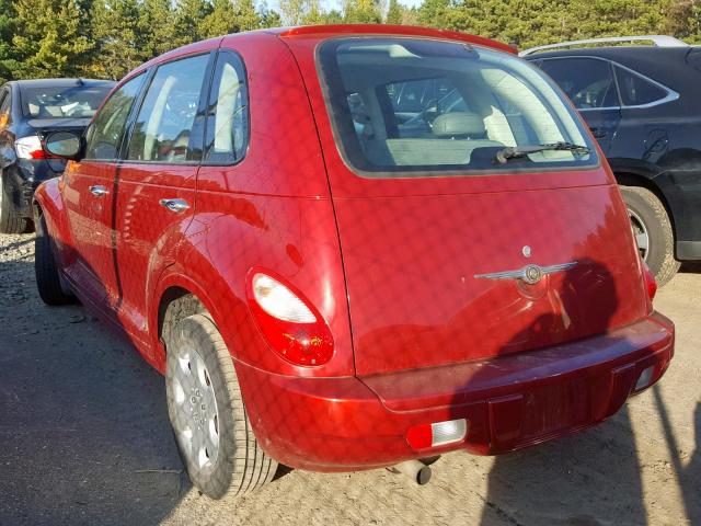 3A4FY48BX6T343890 - 2006 CHRYSLER PT CRUISER RED photo 3