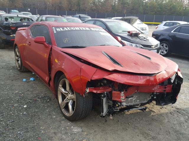 1G1FE1R76J0102320 - 2018 CHEVROLET CAMARO SS RED photo 1